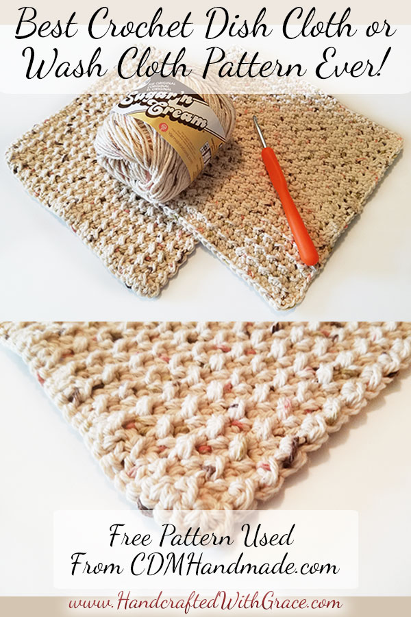 Best Crochet Dish Cloth Or Wash Cloth Pattern Ever Handcrafted Interesting Best Crochet Dishcloth Pattern Best Crochet Dish Cloth Or Wash Cloth Pattern Ever Handcrafted Interesting Best Crochet Dishcloth Pattern